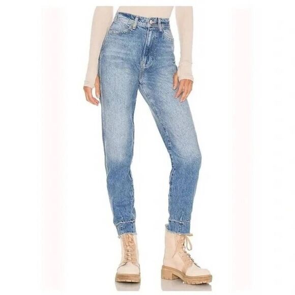 Free People We The Free Marion High Waisted Jean in Celeste Size 25 - Picture 1 of 14